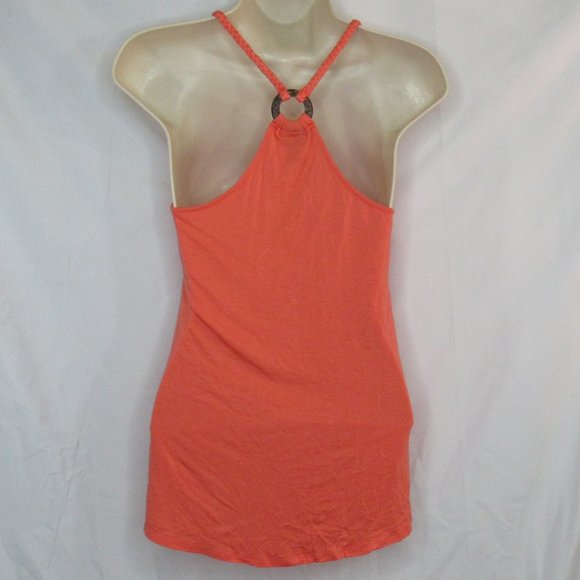 Rue 21 Braid Spaghetti Strap Sleeveless Racerback Blouse Tank Top Size S - Picture 2 of 6